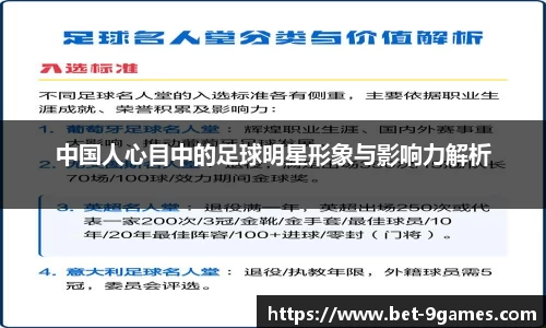 中国人心目中的足球明星形象与影响力解析